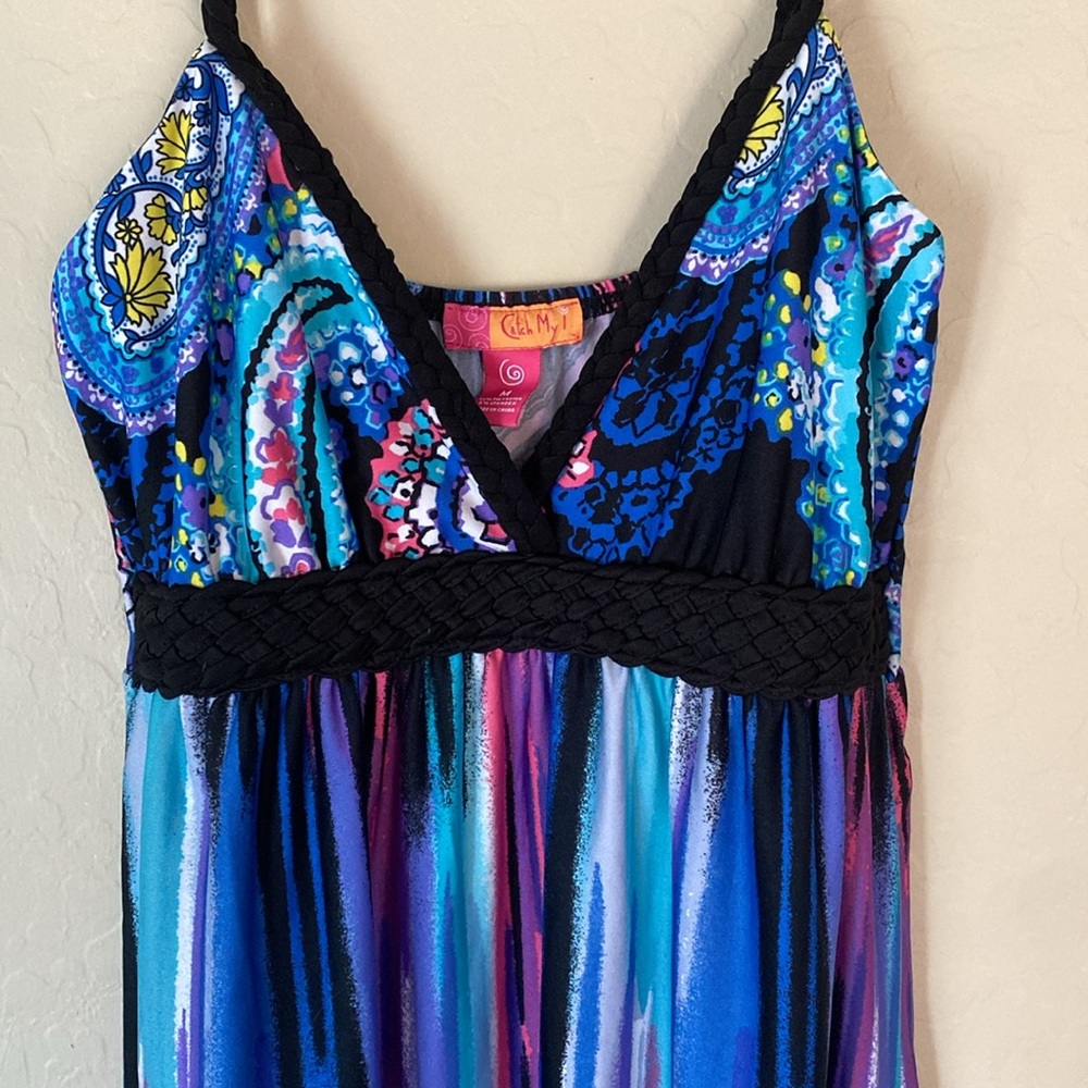 Catch My I, Medium, wrap top maxi dress